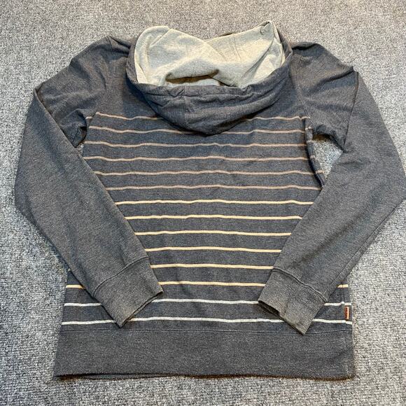 Hippy Tree Nomad Division Surf Stone Zip Up Light Hoodie Grey Pockets Men Small - Picture 3 of 9